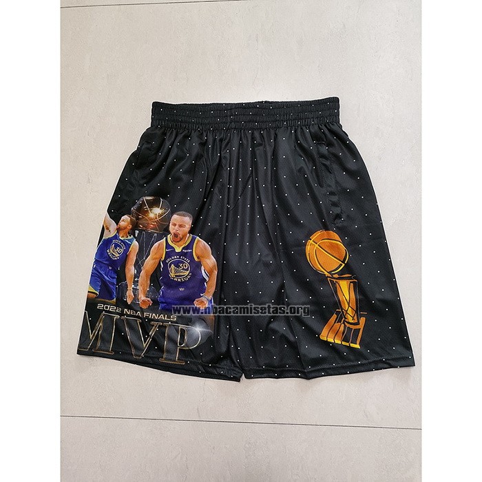 Pantalone Golden State Warriors MVP 2022 NBA Finals Negro